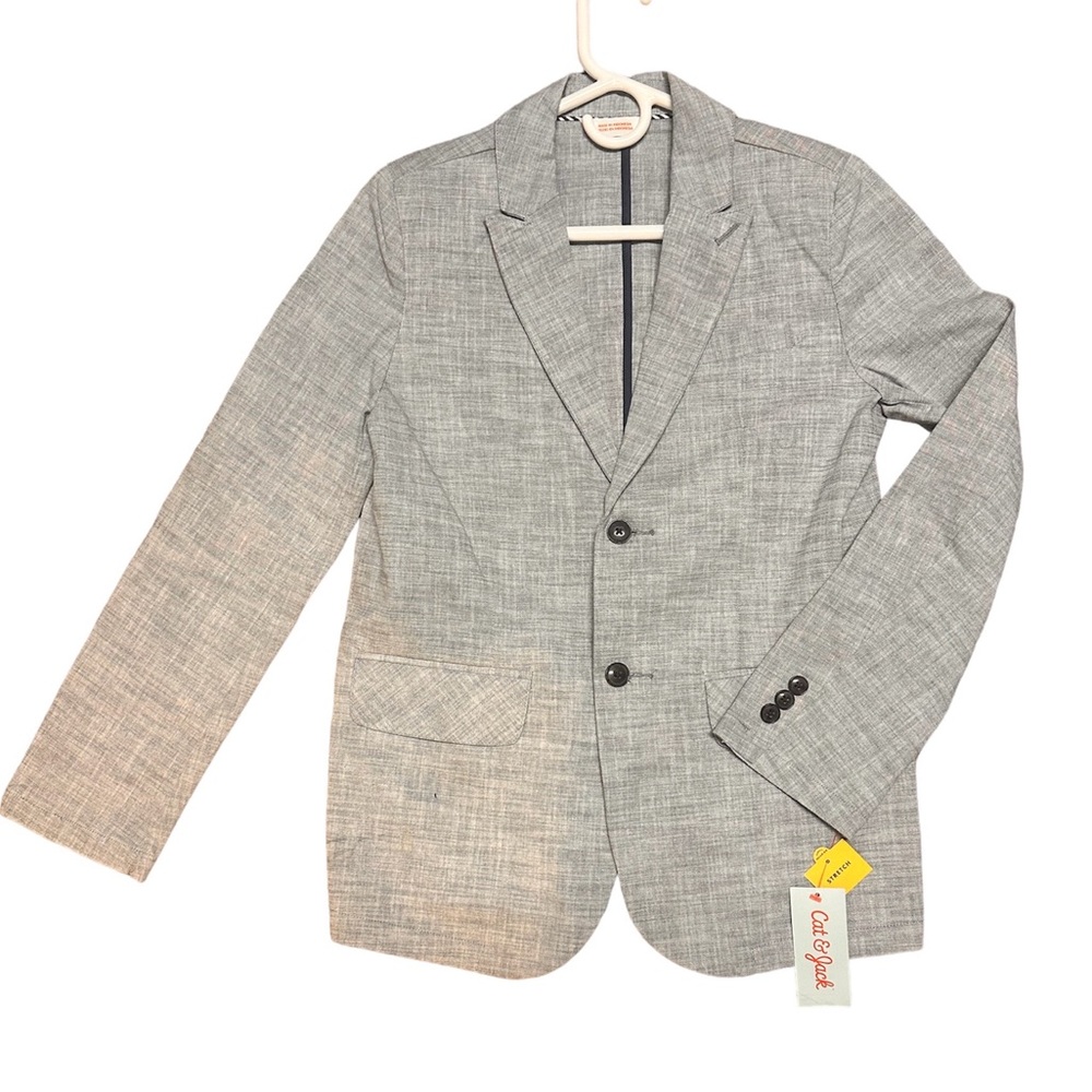NWT Cat & Jack Gray Blazer - Boys Size 14